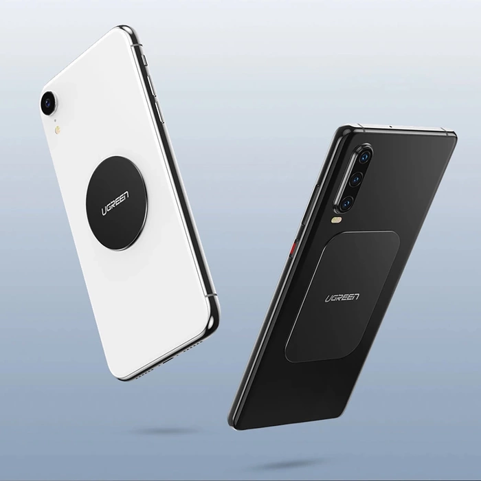 Blaszki do uchwytu magnetycznego Ugreen LP123, 2 sztuki (czarne)