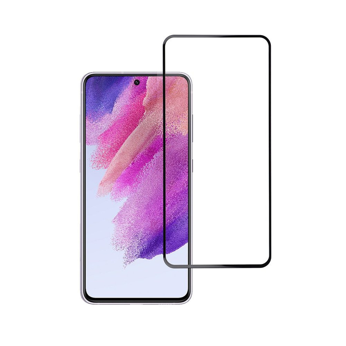 Szkło hartowane do Samsung Galaxy S21 FE (full glue / case friendly) Blue Star 5D czarne