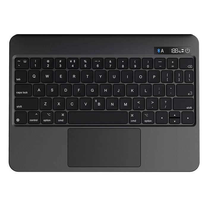 Baseus Brilliance klawiatura bluetooth etui iPad Pro 11'' (2018/2020/2021) / iPad Air 4 10.9'' / iPad Air 5 10.9'' / iPad 10 10.9'' (2022) magnetyczne z klapką podstawka szare