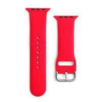 Silicone Strap APS silikonowa opaska do Watch 8 / 7 / 6 / 5 / 4 / 3 / 2 / SE (41 / 40 / 38mm) pasek bransoleta do zegarka czerwony