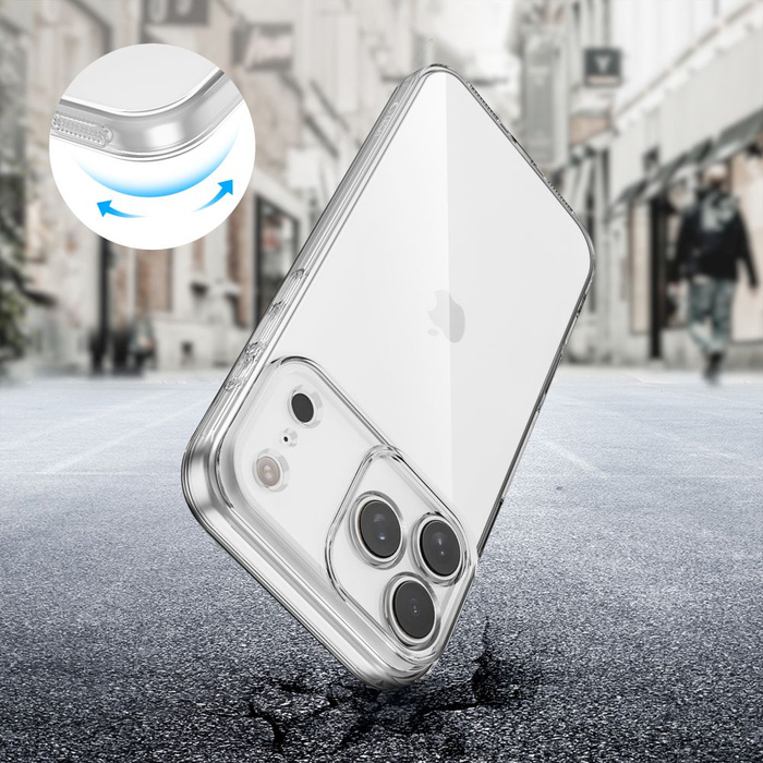 ETUI TECH-PROTECT IPHONE 17 PRO FLEXAIR PRZEZROCZYSTE