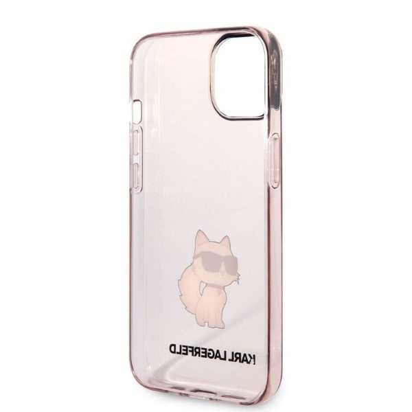 Etui KARL LAGERFELD Apple iPhone 14 Ikonik Choupette Różowy Hardcase