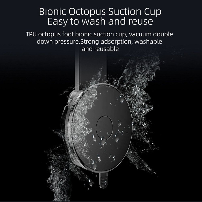 Uchwyt na telefon do samochodu magnetyczny zgodny z MagSafe Forcell F-Grip MagFlex do szyby / deski czarny