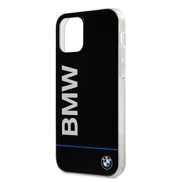 Etui BMW Apple iPhone 12 12 Pro Signature Printed Logo BMHCP12MPCUBBK Czarny Hardcase