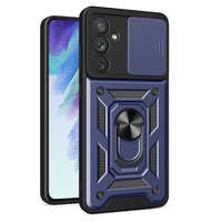 Etui Hybrid Armor Camshield etui do Samsung Galaxy A54 5G pancerny pokrowiec z osłoną na aparat niebieskie Case