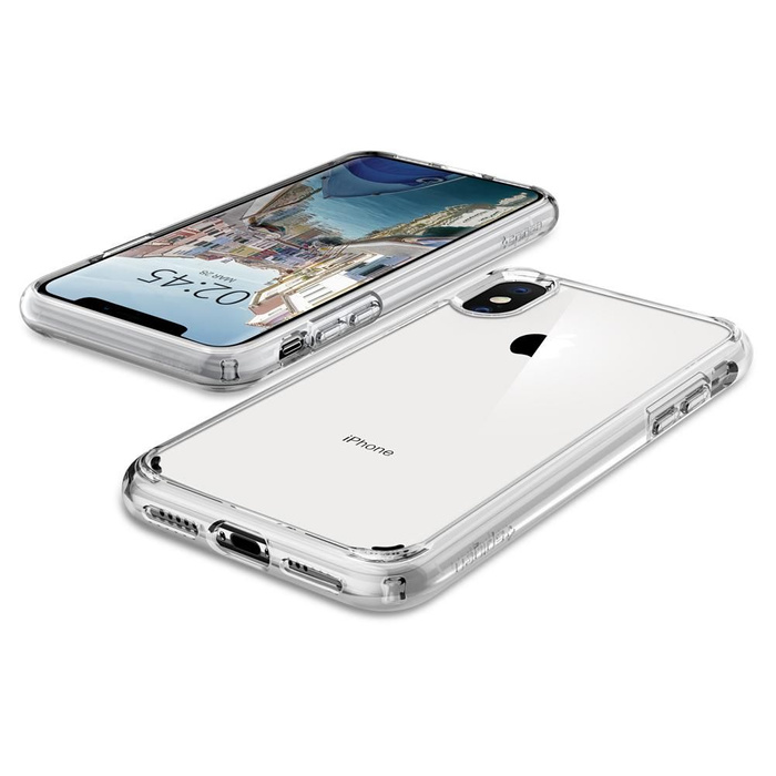 Spigen iPhone X XS Etui Ultra Hybrid Clear Przezroczysty Case Apple