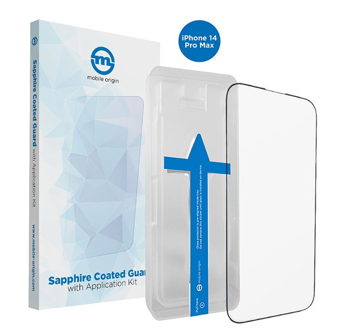 Szkło Hartowane Mobile Origin Screen Guard iPhone 14 Pro Max Sapphire Coated with applicator