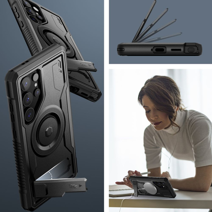 TECH-PROTECT KEVLAR MAGSAFE+ GALAXY S24 ULTRA BLACK