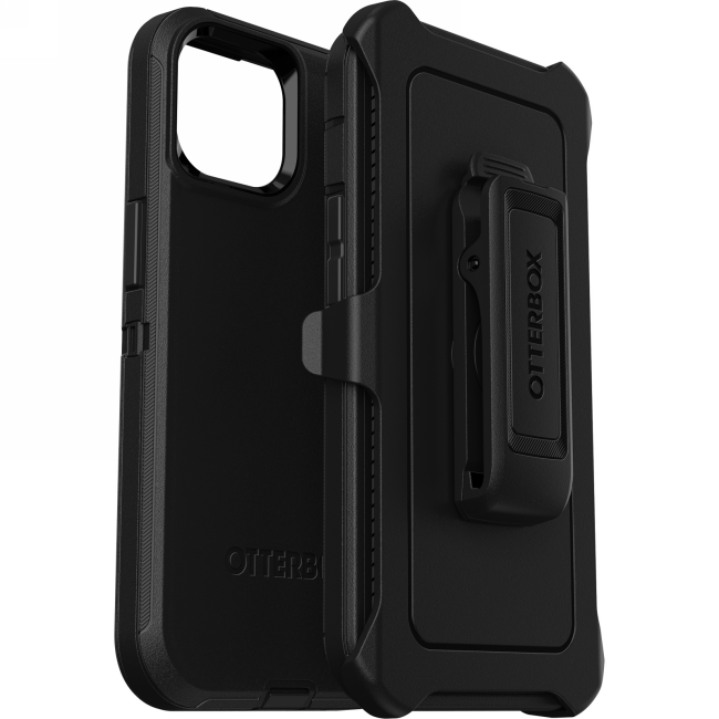 OtterBox Defender - obudowa ochronna z klipsem do iPhone 14 Plus (czarna)