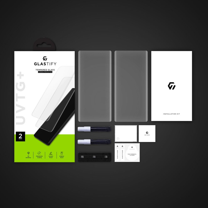 Szkło Hartowane Glastify Uvtg+ 2-pack Galaxy S22 Ultra