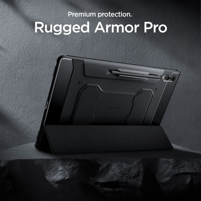 Etui Spigen Rugged Armor ”pro” Galaxy Tab S8 Ultra / Galaxy Tab S10 Ultra / Galaxy S9 Ultra 14.6 Black Case
