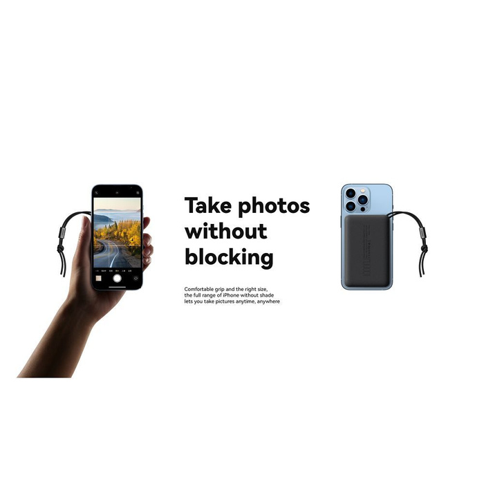 Powerbank zgodny z MagSafe Veger MagOn (VP1151 / W1151) PD QC3.0 2A 20W z ładowaniem indukcyjnym 10000 mAh biały