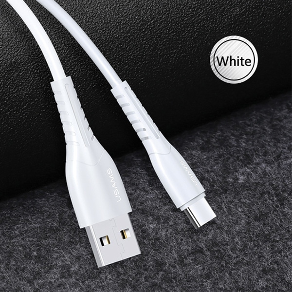 Kabel USAMS USB-C 2A Fast Charge 1m Biały