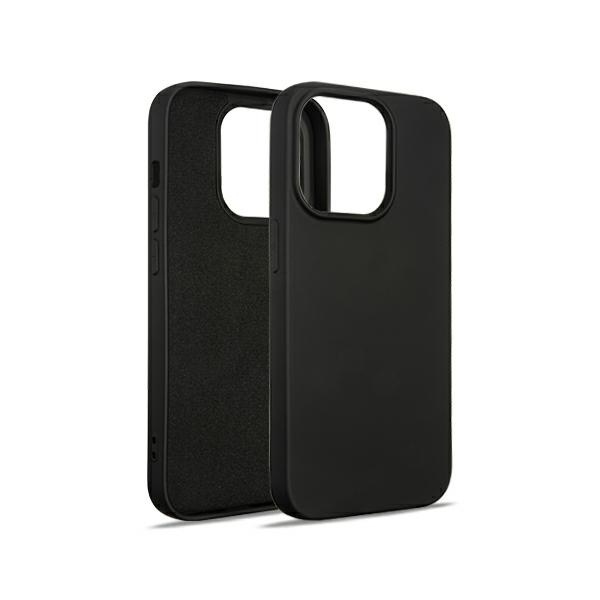 Beline Etui Silicone iPhone 15 Pro 6,1"czarny/black