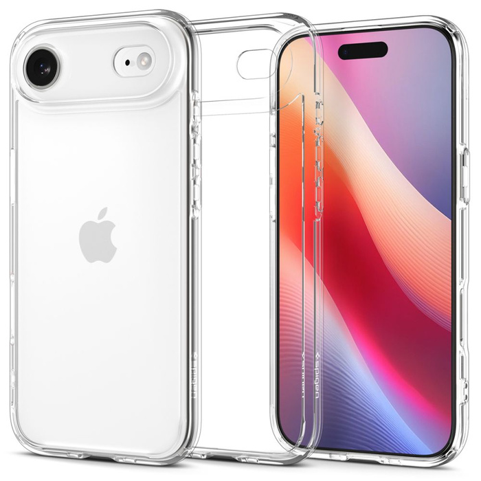 ETUI SPIGEN IPHONE 17 AIR ULTRA HYBRID CRYSTAL CLEAR
