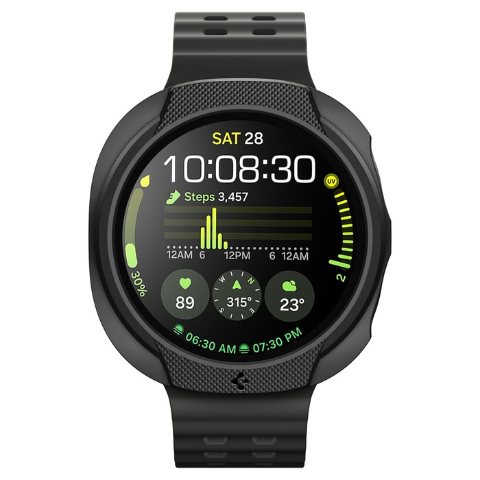 ETUI SPIGEN SAMSUNG GALAXY WATCH 8 44 MM LIQUID AIR MATTE CZARNE