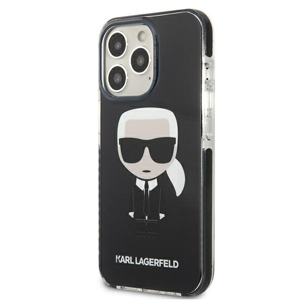 Etui KARL LAGERFELD Apple iPhone 13 Pro Iconik Karl Czarny Hardcase