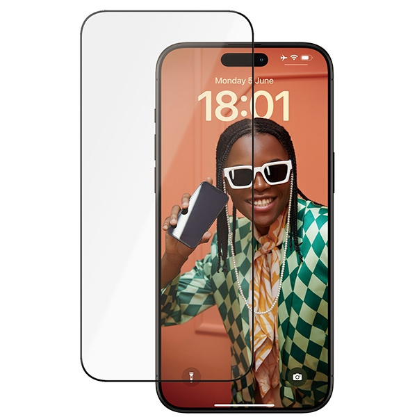 PanzerGlass Ceramic Protection iPhone 15Pro Max 6.7" Ultra-Wide-Fit Screen Protection Easy Aligner Included 2840