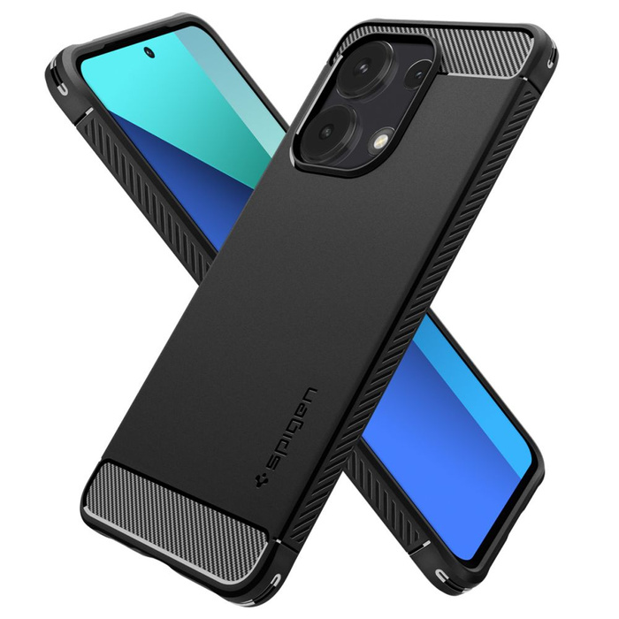 Etui Spigen Rugged Armor Xiaomi Redmi Note 13 4g  Matte Black Case