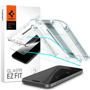 Szkło Hartowane Spigen iPhone 16 Plus / 15 Plus Glas.tr ”ez Fit” 2-pack