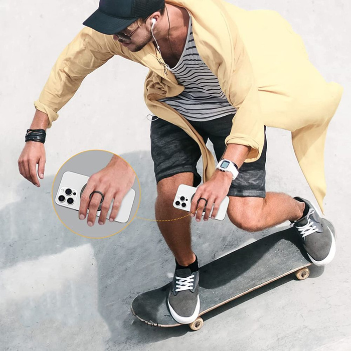 UCHWYT TECH-PROTECT MAGNETIC MAGSAFE PHONE RING GREY