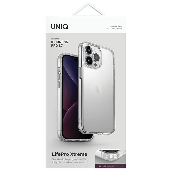 Etui UNIQ etui LifePro Xtreme iPhone 15 Pro Max 6.7" przeźroczysty/crystal clear Case