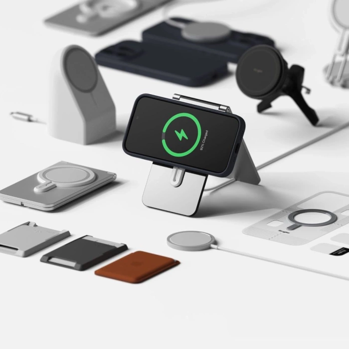 Etui Ringke Silicone Magnetic Magsafe iPhone 15 Pro Deep Blue Case