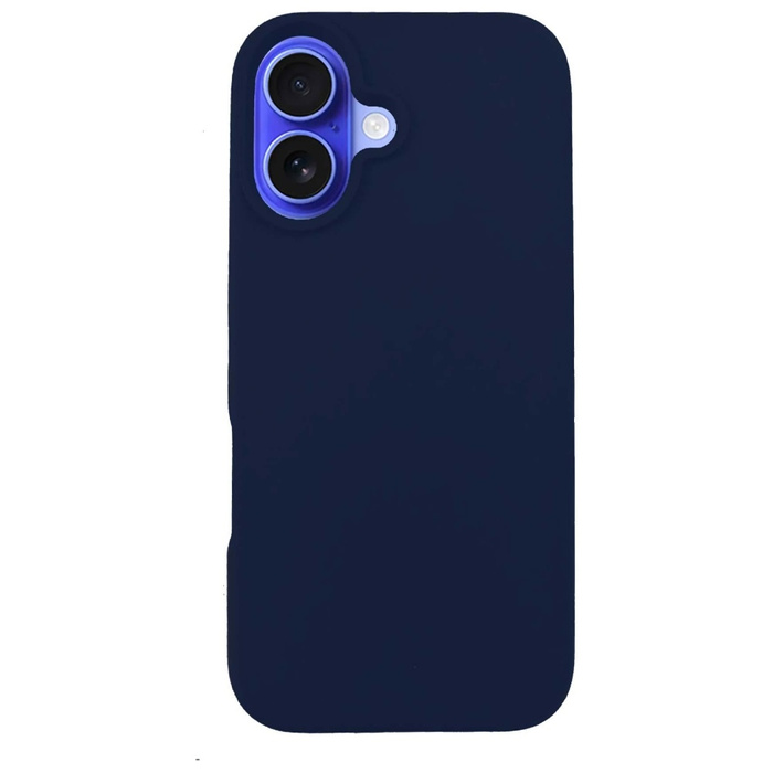 Etui 3MK Silicone Case iPhone 16 Plus Granatowy/Dark Navy