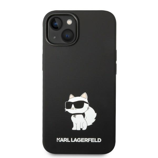 Etui Karl Lagerfeld iPhone 14 Plus 6,7" hardcase czarny/black Silicone Choupette MagSafe