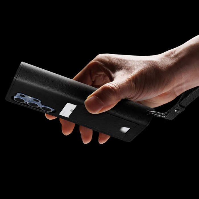 ETUI SPIGEN SAMSUNG GALAXY S25 ULTRA WALLET ”S” CZARNE