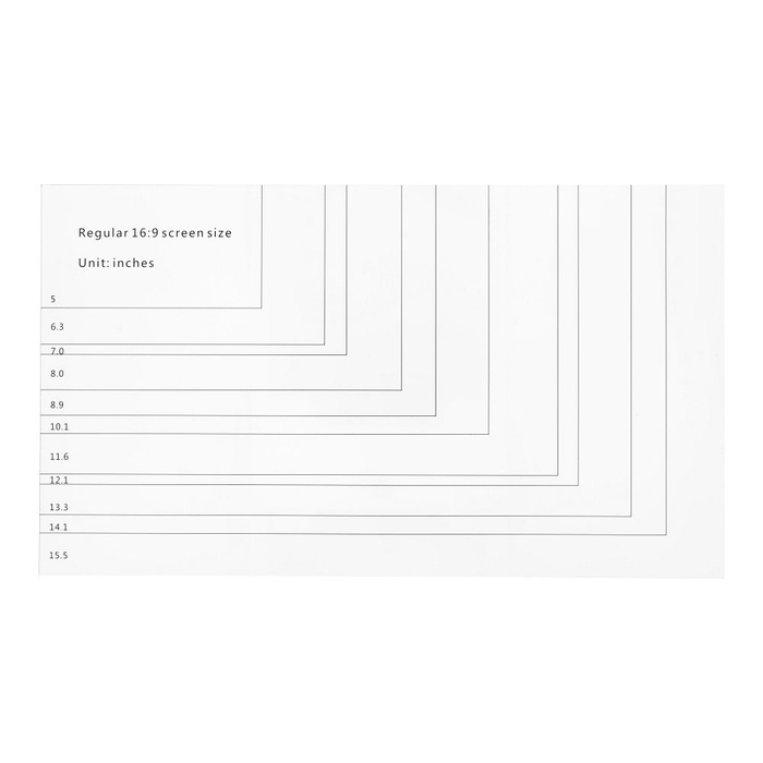 Uniwersalna Folia Ochronna Bestsuit na Wyświetlacze (DIY) - 15,5"