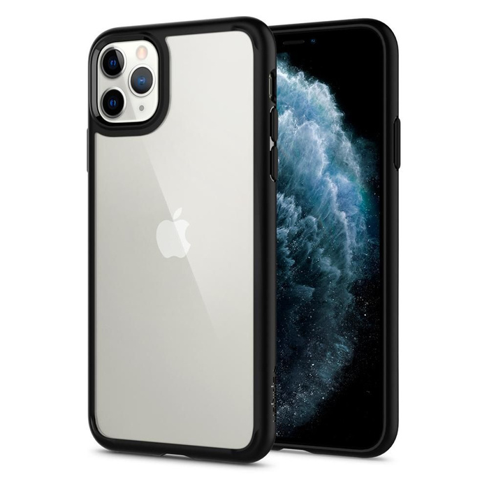 Spigen iPhone 11 Pro MAX Ultra Hybrid Etui Czarne Black Case Apple