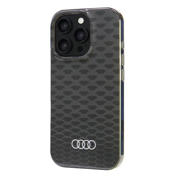 Audi IML Stitching Pattern MagSafeiPhone 16 Pro 6.3" czarny/black hardcase AU-IMLMIP16P-Q5/D3-BK