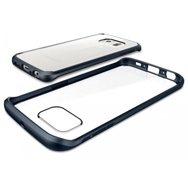 Etui SPIGEN Ultra Hybrid Samsung Galaxy S6 Edge Metal Slate Case
