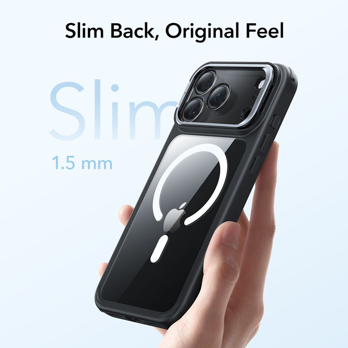 ESR CLASSIC HYBRID KICKSTAND MAGSAFE IPHONE 17 PRO MAX CLEAR/BLACK