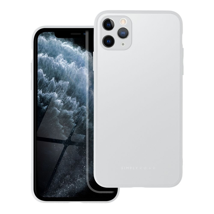 ROAR futerał MATTE GLASS do IPHONE 11 Pro Max stalowy