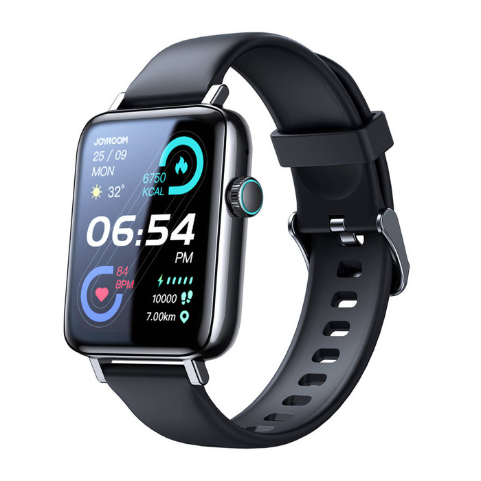Joyroom smartwatch Fit-Life Series z funkcją odbierania połączeń IP68 czarny (JR-FT5)