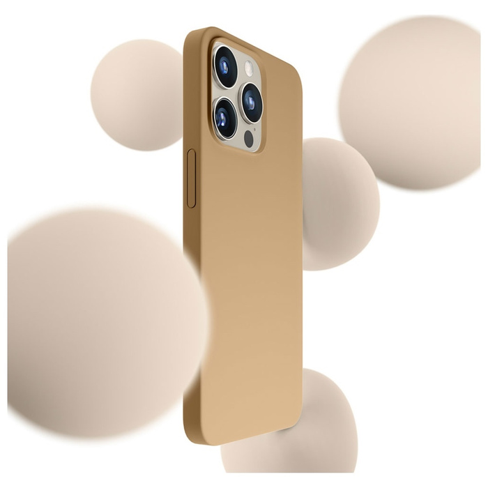 Etui 3MK Hardy Case iPhone 15 Pro Max 6.7" ciemnozłoty/dark gold MagSafe Case