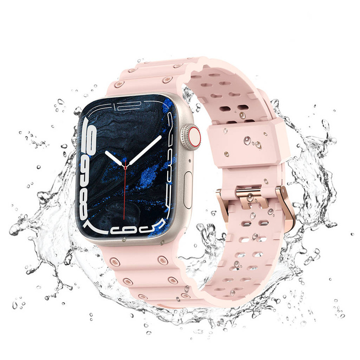 Pasek Strap Triple Protection pasek Apple Watch SE, 8, 7, 6, 5, 4, 3, 2, 1 (41, 40, 38 mm) opaska bransoleta różowy