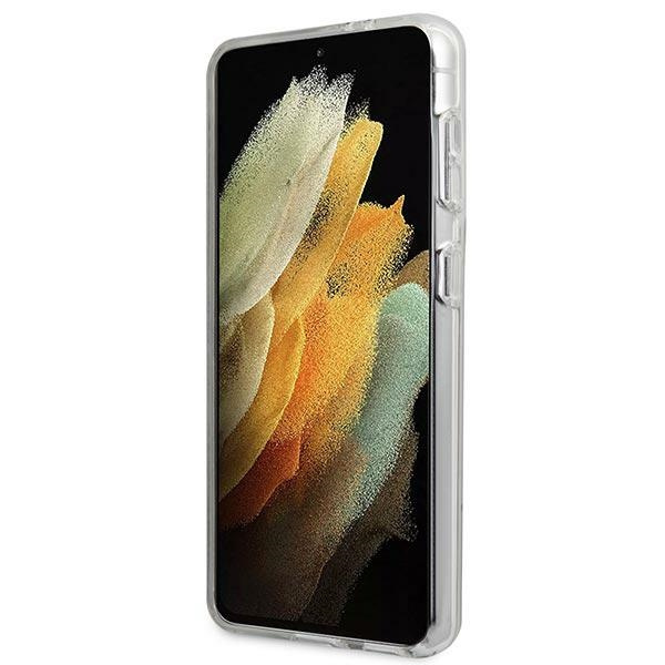 Etui GUESS Samsung Galaxy S21 Plus Marble Czarny Hardcase