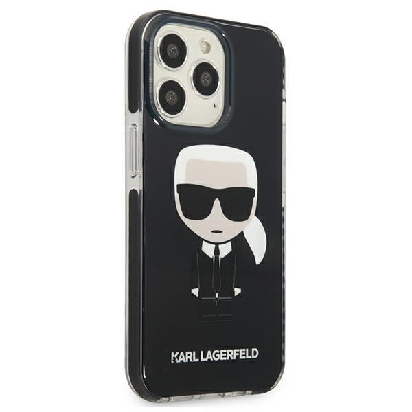 Etui KARL LAGERFELD Apple iPhone 13 Pro Iconik Karl Czarny Hardcase