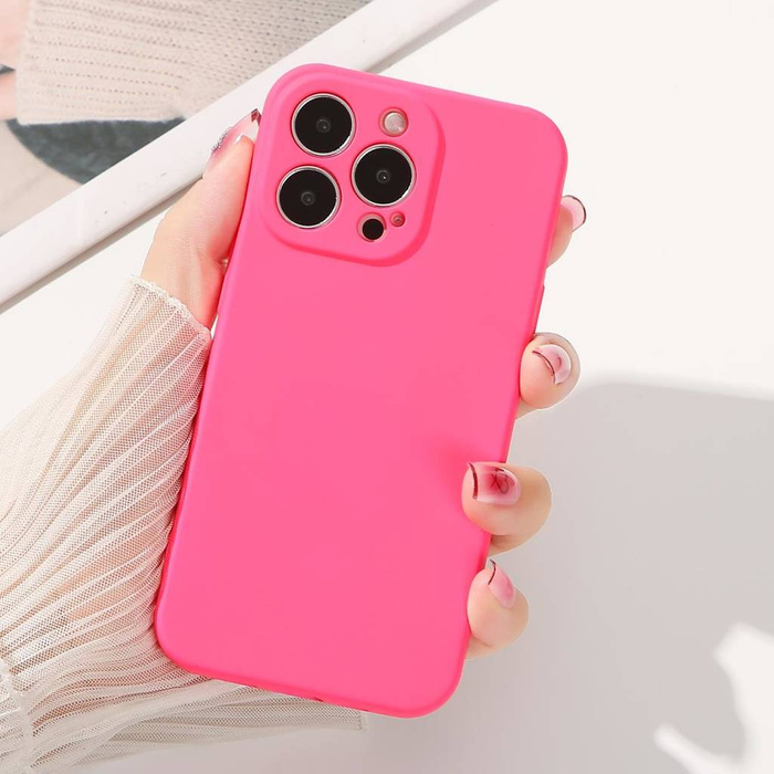 Etui Silicone Case Etui iPhone 14 Plus Silikonowy Pokrowiec Jasnoniebieskie Case