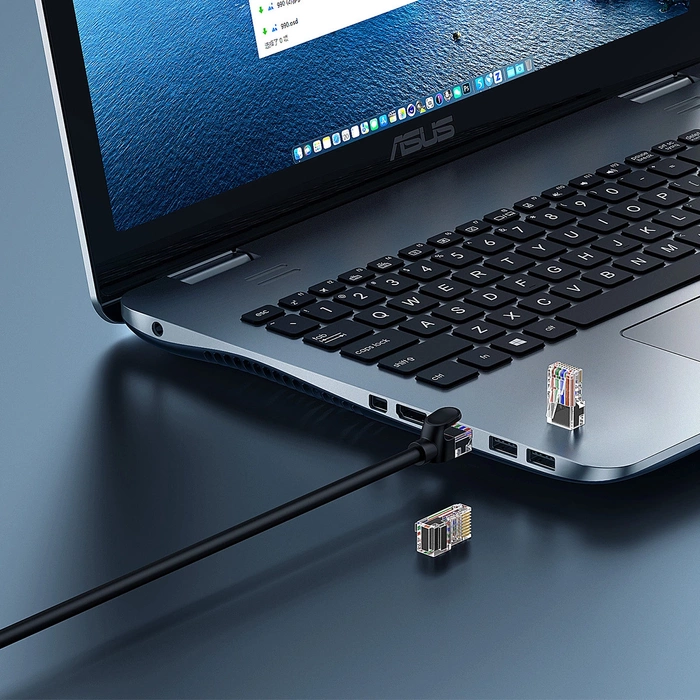 Kabel sieciowy Baseus Ethernet CAT5, 10m (czarny)