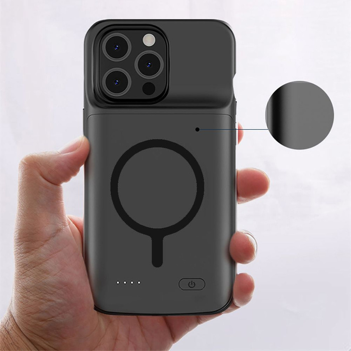 Etui Tech-protect Powercase Magsafe 7000mah iPhone 15 Black Case