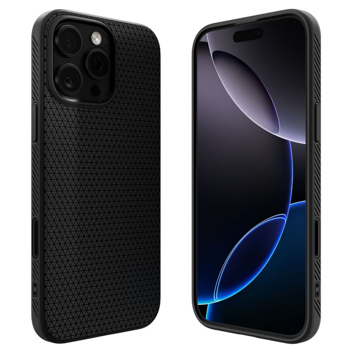 ETUI SPIGEN IPHONE 16 PRO MAX LIQUID AIR ”T” MAG MAGSAFE MATOWE CZARNE