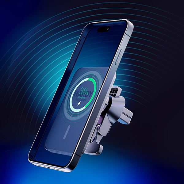 3MK Hardy MagCharger 15W ład. indukcyjna samochodowa dedykowana dla iPhone