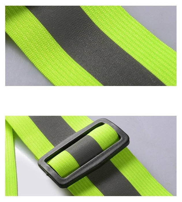 Szelki odblaskowe regulowane kamizelka odblaskowa na rower motor do biegania pomarańczowy