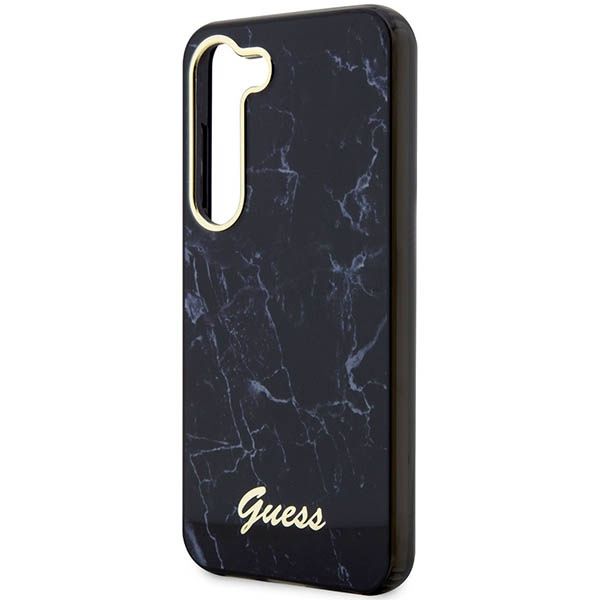 Etui GUESS Samsung Galaxy S23 Marble Case Czarny Hardcase
