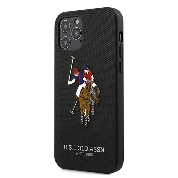 Etui US Polo Apple iPhone 12 12 Pro Polo Embroidery Collection Czarny Case