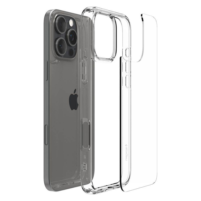 ETUI SPIGEN ULTRA HYBRID IPHONE 16 PRO CRYSTAL CLEAR